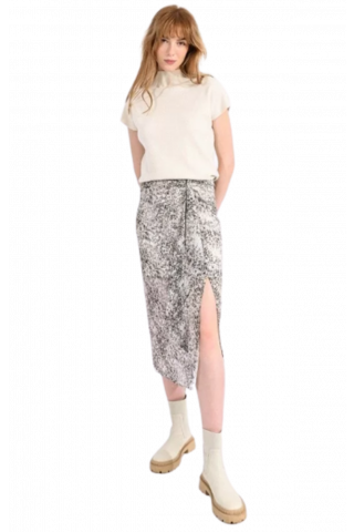 MOLLY BRACKEN LADIES WOVEN SKIRT - TS125B OFF WHITE CELIA FRANCE