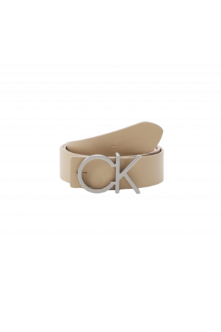 CALVIN KLEIN - RE-LOCK REV BELT 30MM SILVER MINK/ASH ROSE