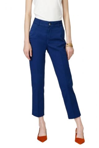 SARAH LAWRENCE TROUSERS R/W CHICO 7/8 BLUE