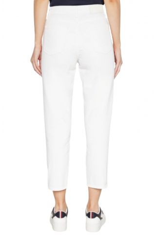 CALVIN KLEIN - HIGH RISE TAPERED INFINITE WHITE