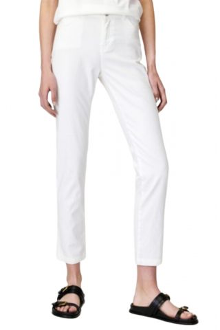 SARAH LAWRENCE - 5 POCKETS RW SKINNY COTTON WHITE