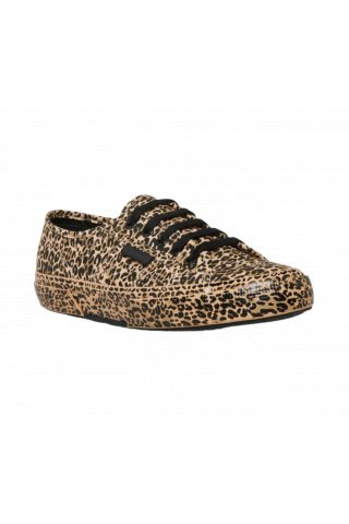 SUPERGA 2750 MICRO LEOPARD ALL OVER SNEAKER 100% COTTON