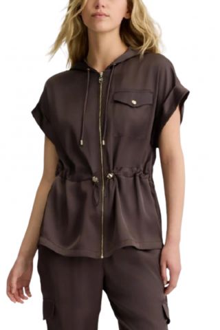LIU JO SPORT TA5C17 ECS GIACCA TESS NAVETTA BROWN - 358833