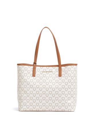 MARIO VALENTINO TOTE BAG 100%PU BIANCO ITALY - 359007
