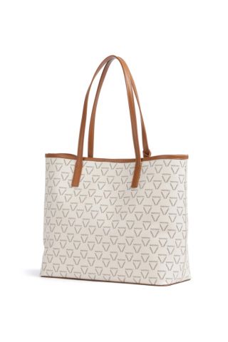 MARIO VALENTINO TOTE BAG 100%PU BIANCO ITALY - 359007