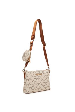 MARIO VALENTINO SHOULDER BAG S 100%PU BIANCO ITALY - 359003