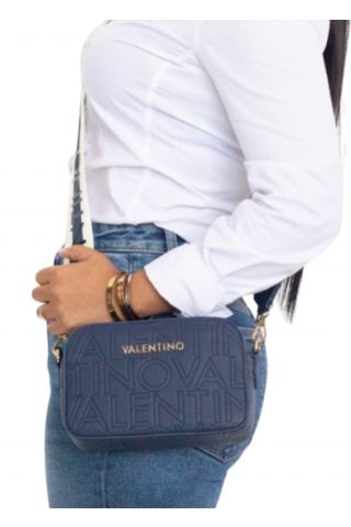 MARIO VALENTINO PANSY BORSA CAMERA BAG BLUE ITALY - 359024