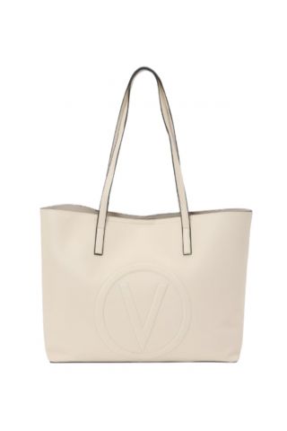 MARIO VALENTINO SELENA SHOPPER BAG ECRU ITALY - 359010
