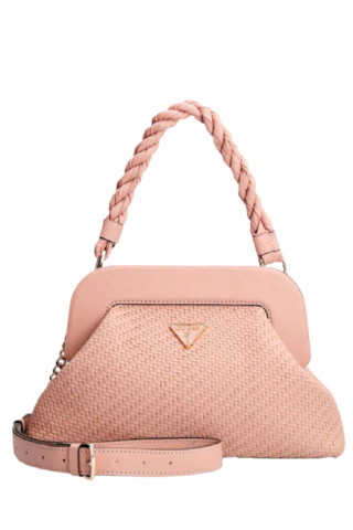 GUESS HASSIE FLAME CROSSBODY ΤΣΑΝΤΑ ΓΥΝΑΙΚΕΙΑ ROSEWOOD