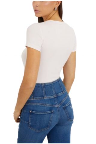 GUESS - SS VN MINI TRIANGLE TEE PINK