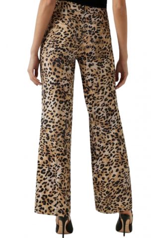GUESS ENORA STRAIGHT PANT ANIMALPRINT - 358902