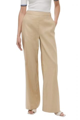 GUESS - ISABEAU STRAIGHT PANT BEIGE - 358694