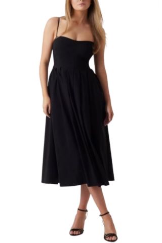 GUESS SL BRIA DRESS BLACK - 358369