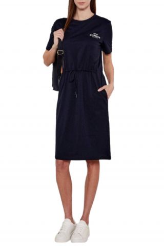 TOMMY HILFIGER TEE DRESS DARK BLUE - 358873
