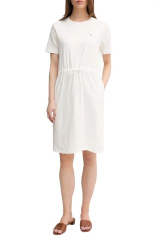 TOMMY HILFIGER TEE DRESS WHITE - 358858
