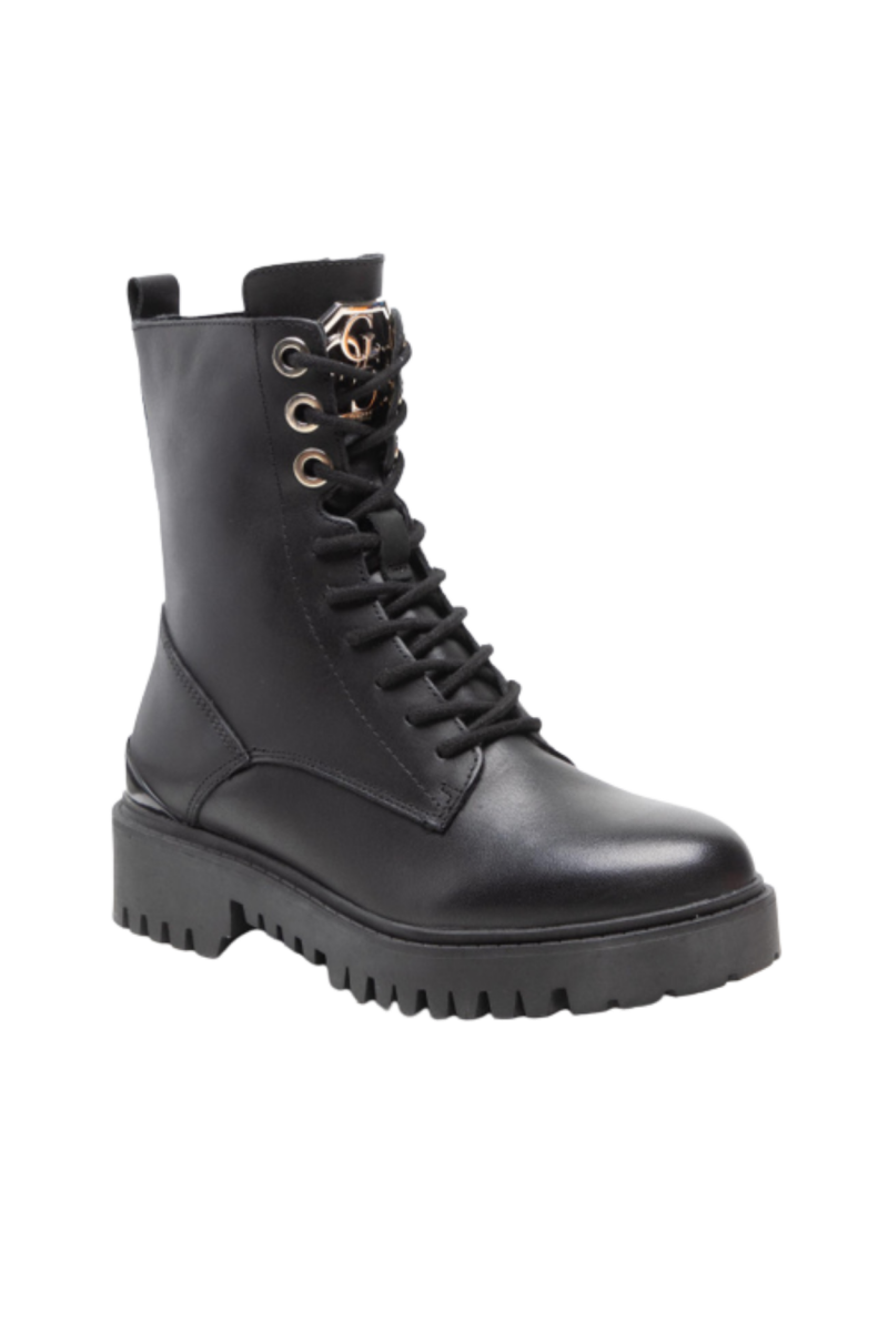 GUESS OLONE LACE-UP BOOT BLACK