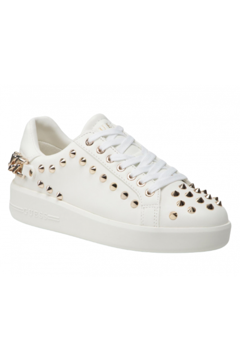 GUESS RENATTA SNEAKER WITH TROUKS WHITE