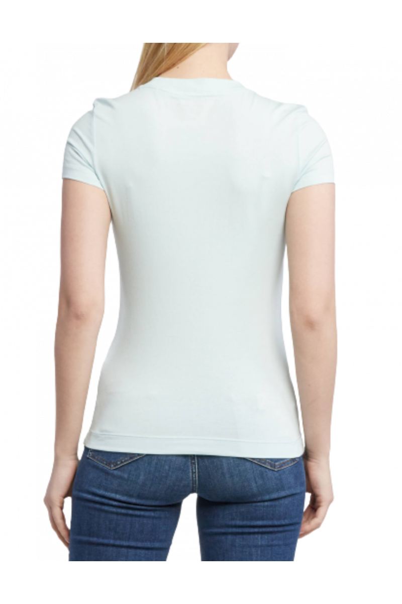 GUESS SS CN MINI TRIANGLE TEE LIGHT BLUE