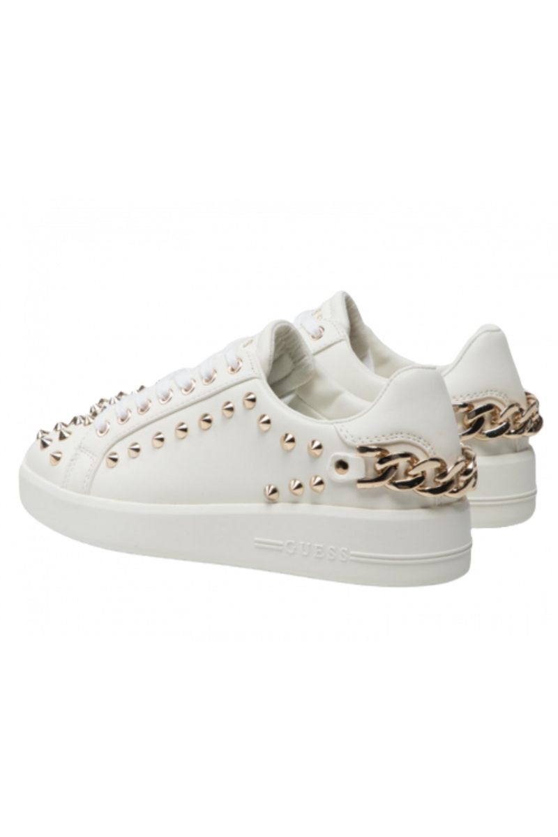 GUESS RENATTA SNEAKER WITH TROUKS WHITE