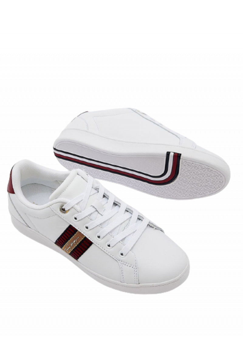 TOMMY HILFIGER SIGNATURE WEBBING COURT SNEAKER YBR