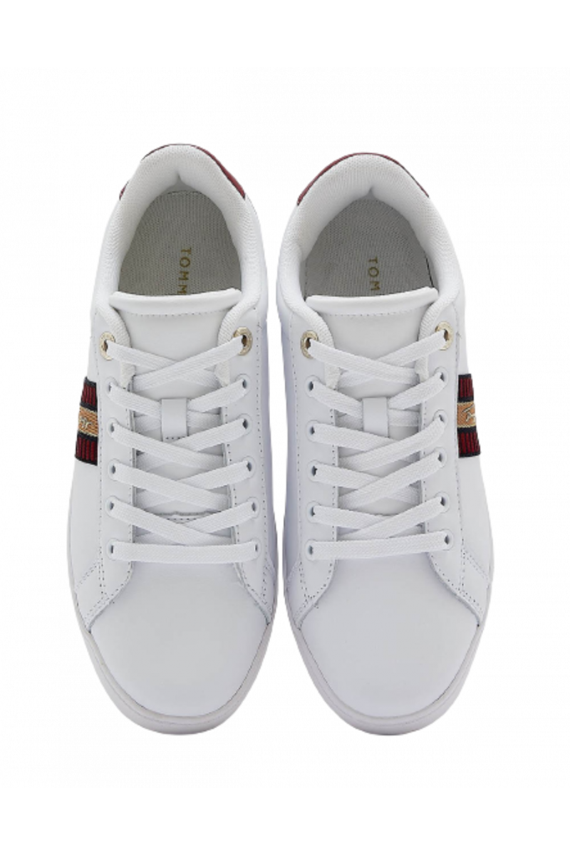 TOMMY HILFIGER SIGNATURE WEBBING COURT SNEAKER YBR