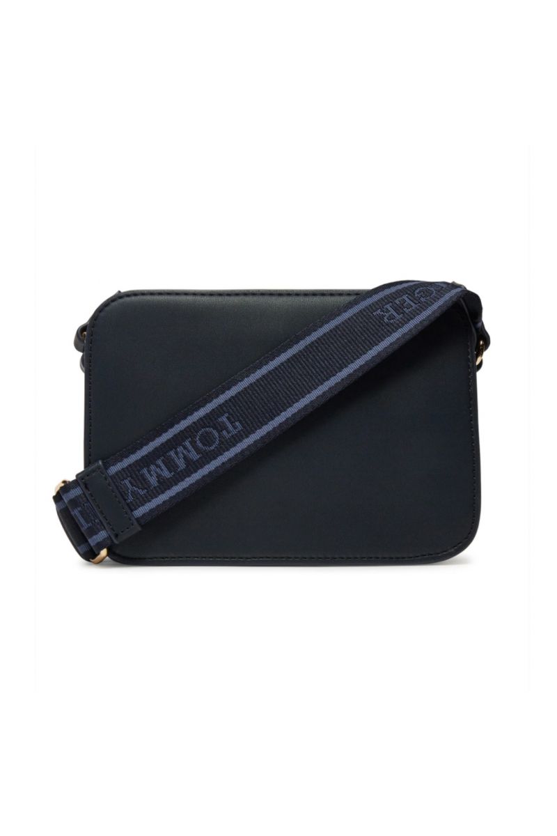 TOMMY HILFIGER - TH LOGOTAPE CAMERA BAG DARK BLUE - 358409