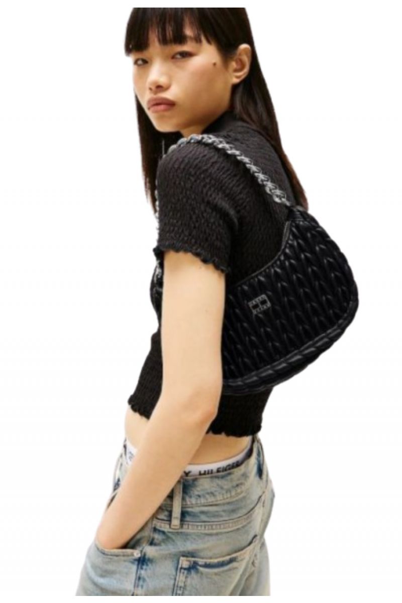 TOMMY JEANS - TJW ICONIC SHOULDER QUILTED BLACK - 358419
