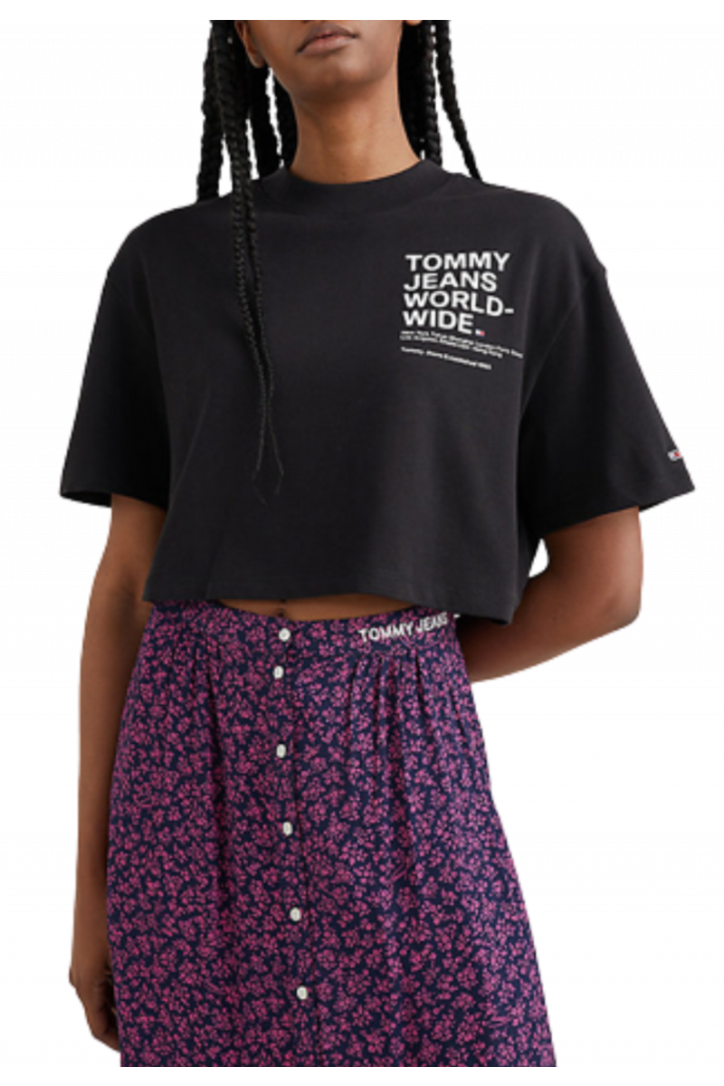 TOMMY HILFIGER TJW SUPER CROP WORLDWIDE SS BDS