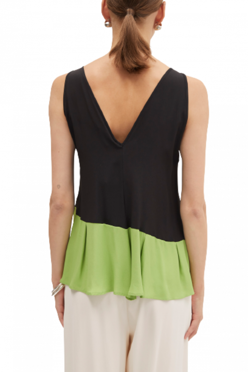 MeiMeiJ TOP BLACK/VANILLA/KIWI M3EE11_10311
