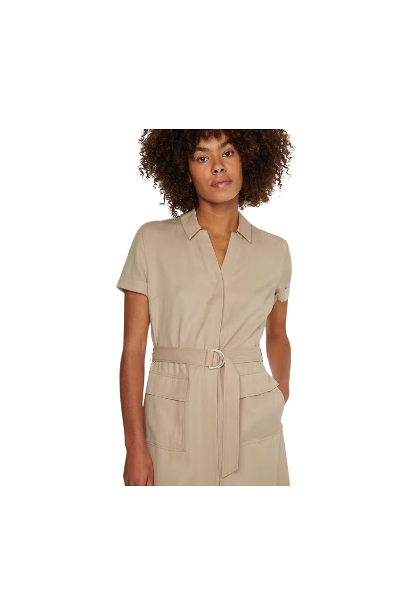 CALVIN KLEIN UTILITY TENCEL SHIRT DRESS AB2