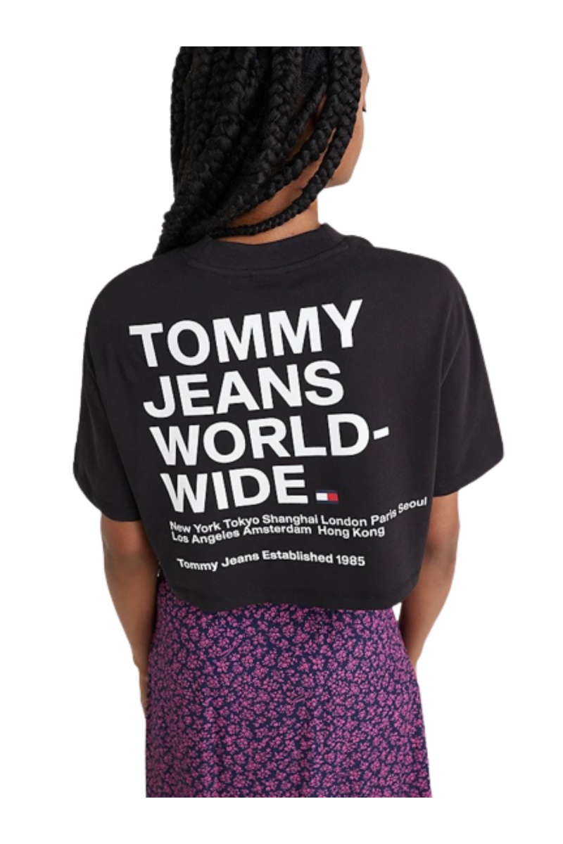 TOMMY HILFIGER TJW SUPER CROP WORLDWIDE SS BDS