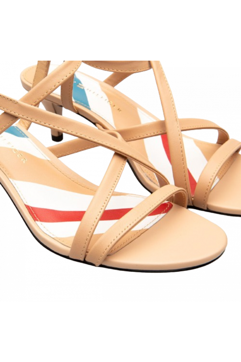 TOMMY HILFIGER FEMININE STRAPPY HEEL SANDAL