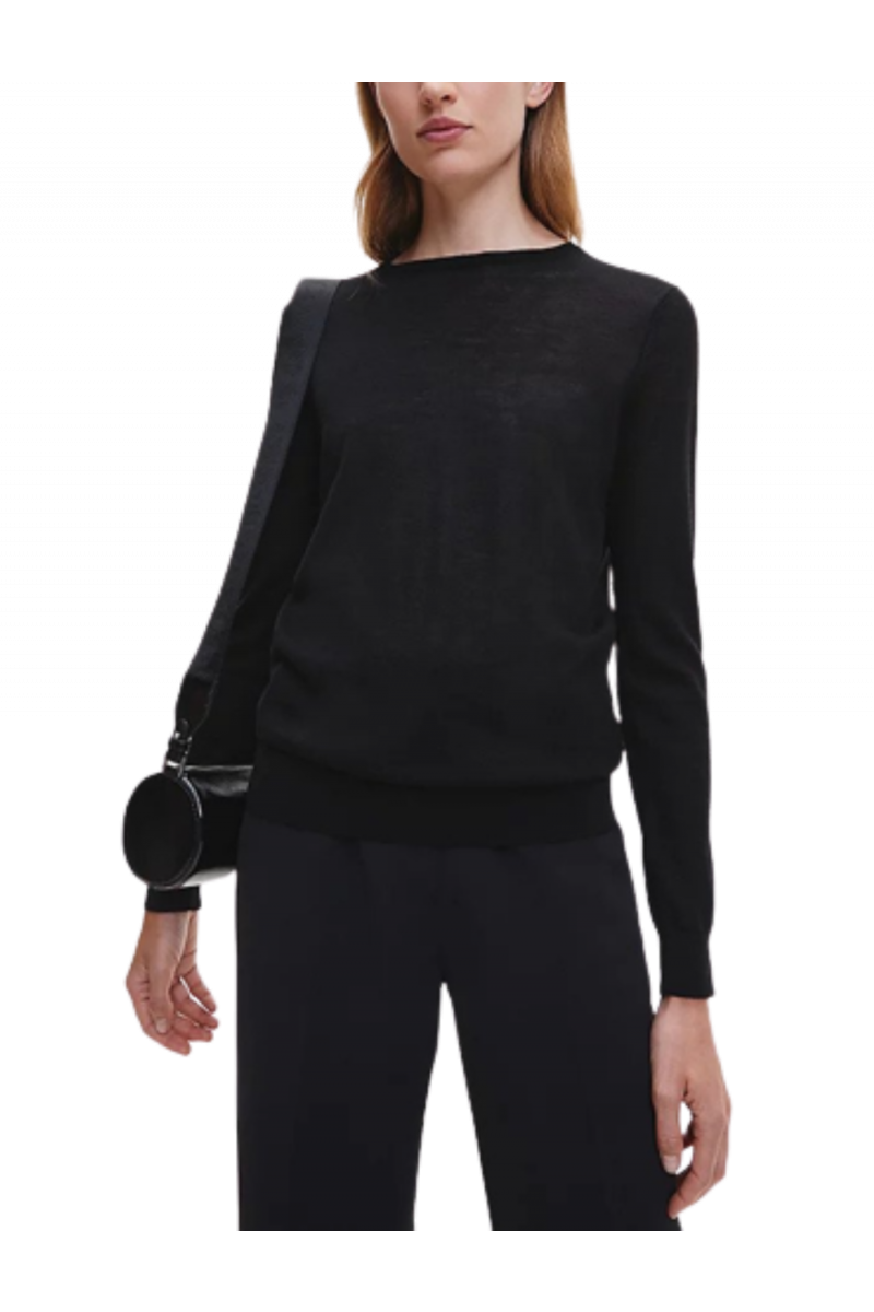 CALVIN KLEIN ESSENTIAL MERINO CREW SWEATER BEH