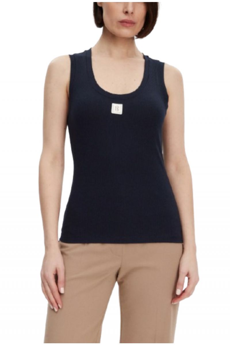 FRACOMINA BASIC TANK TOP DARKBLUE - 358114