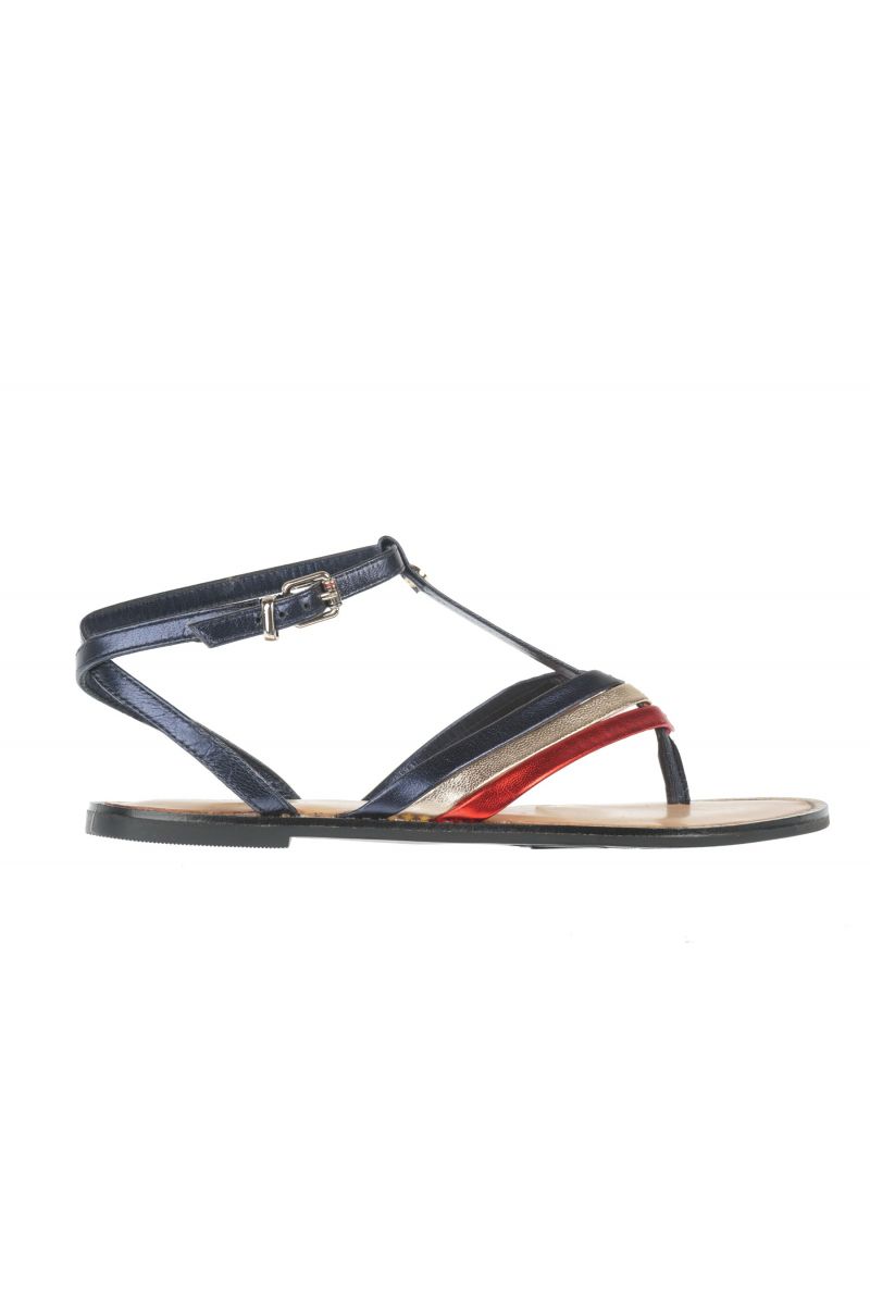 TOMMY HILFIGER CORPORATE FLAT Τ-BAR SANDAL