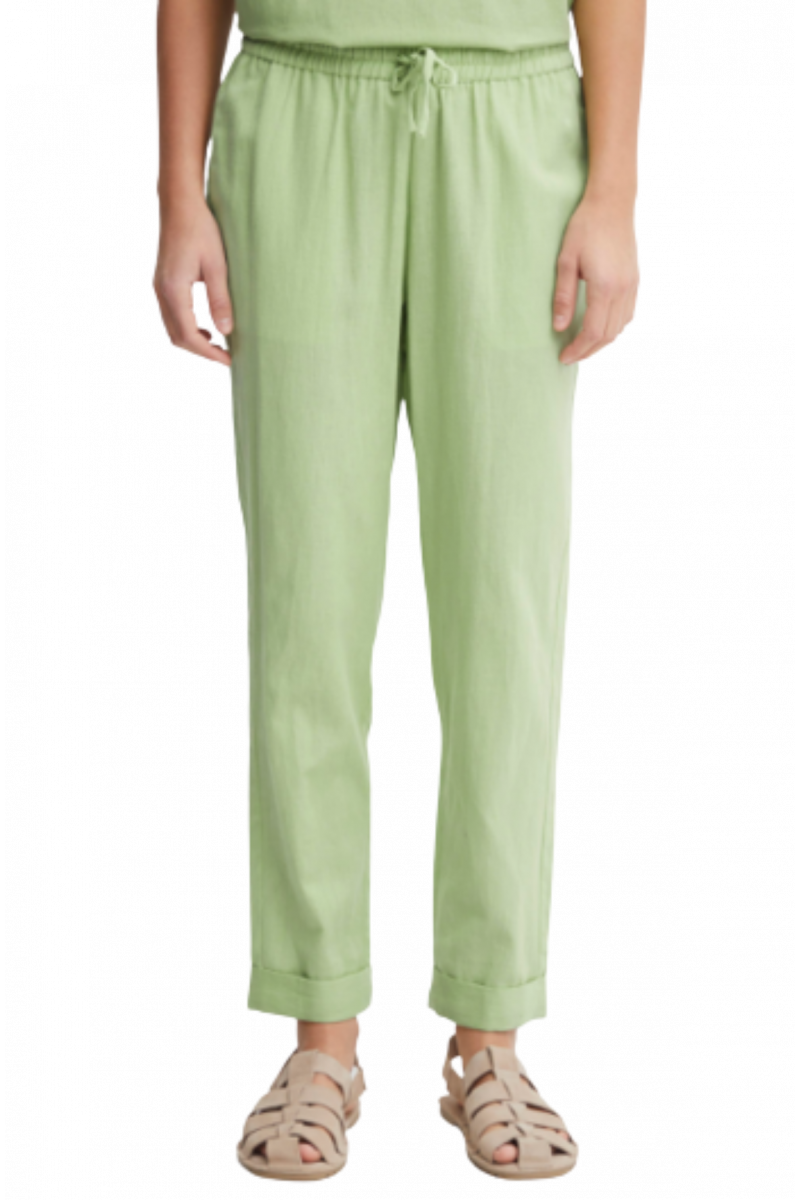 FRANSA FRMADDIE CASUAL PANTS 20612011_GREEN