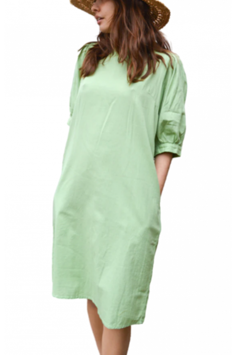 FRANSA FRMADDIE DRESS ONECOLOR 20611928_GREEN