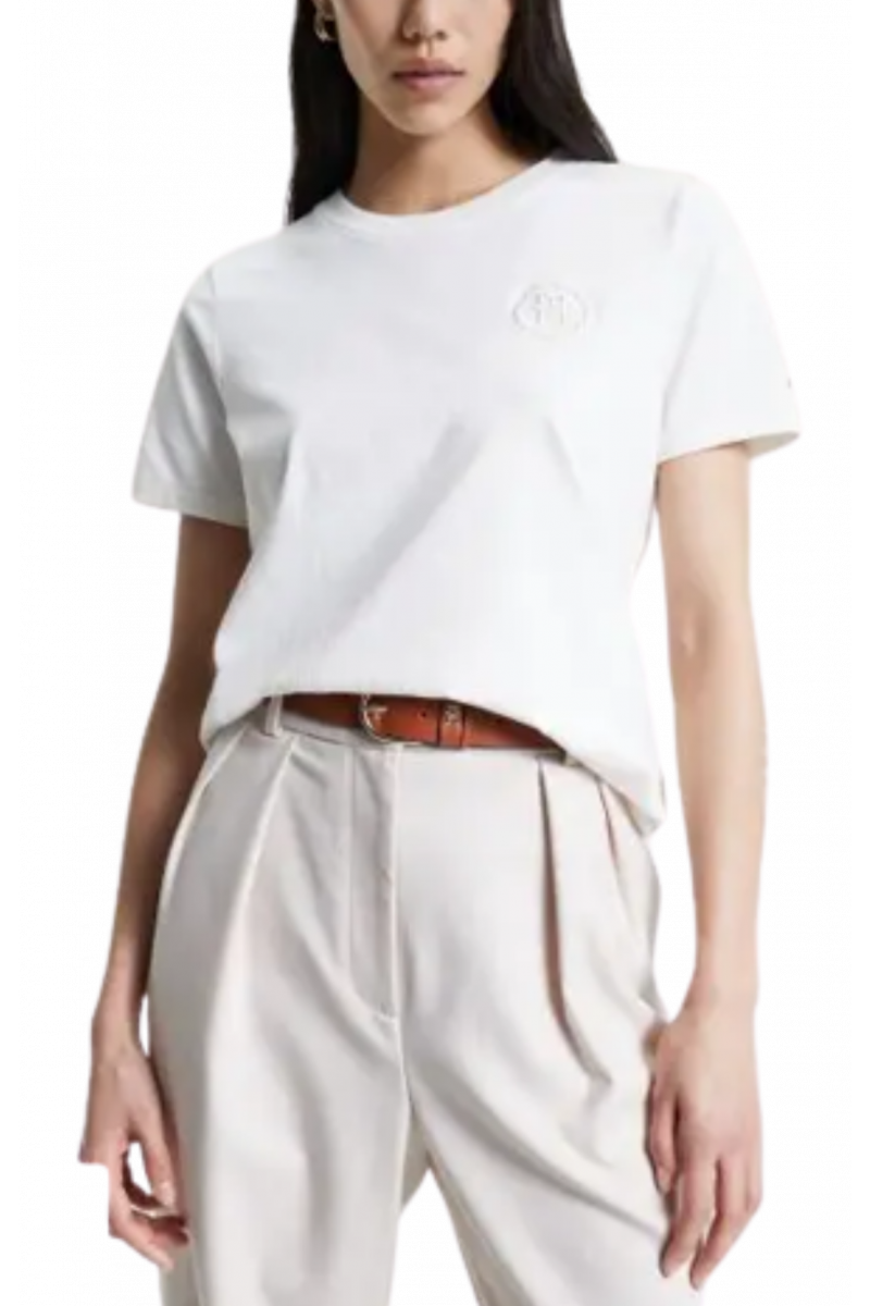 TOMMY HILFIGER - SMD MDRN REG EMB C-NK SS