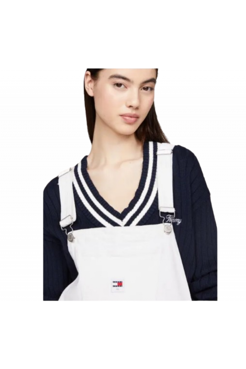 TOMMY HILFIGER - DAISY DUNGAREE BH6193 EXT WHITE