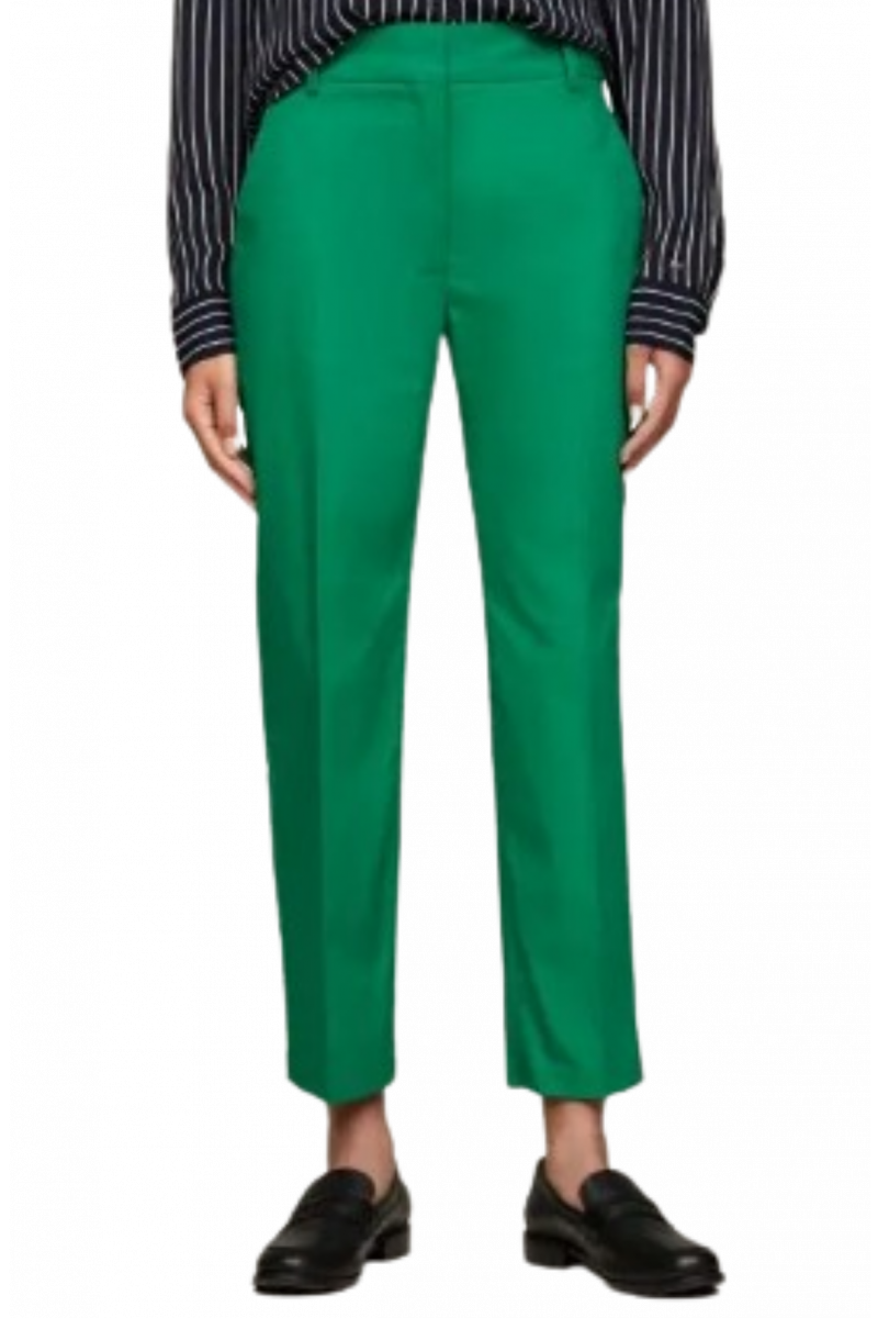 TOMMY HILFIGER SLIM STRAIGHT CO CHINO - OLYMPIC GREEN_L4B