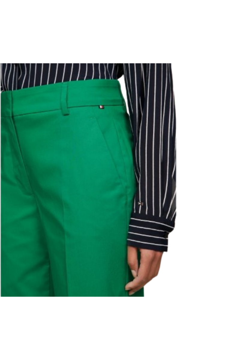 TOMMY HILFIGER SLIM STRAIGHT CO CHINO - OLYMPIC GREEN_L4B