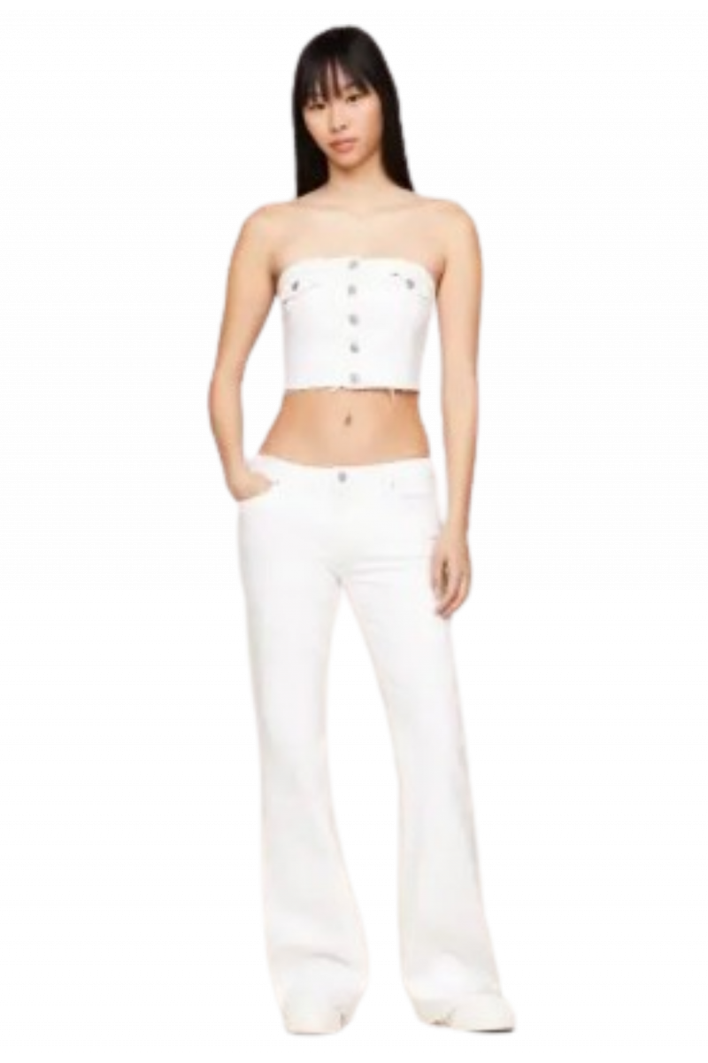 TOMMY HILFIGER - BUSTIER TOP BF BH6192 WHITE