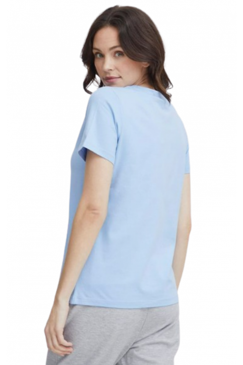 FRANSA ZASHOULDER 1 T-SHIRT 20605388 BLUE