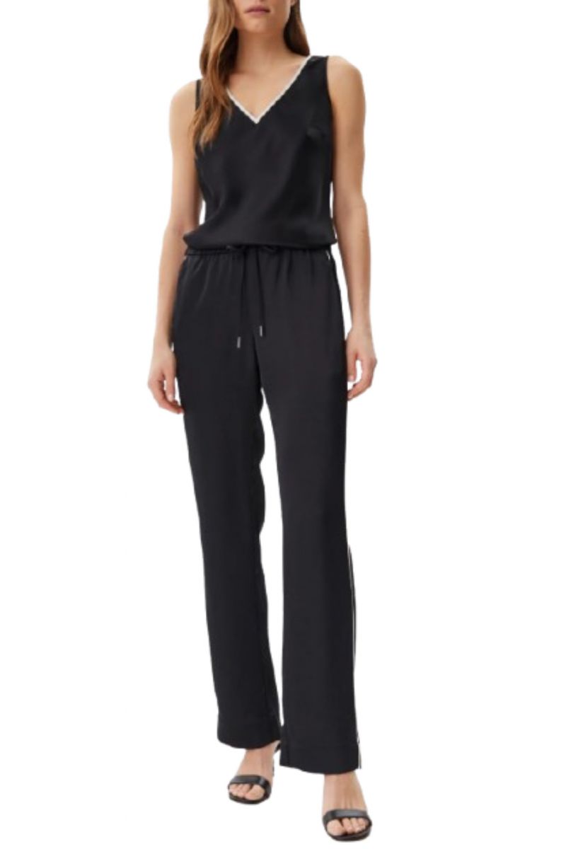 CALVIN KLEIN TECH SATIN NS TOP BLACK - 358006