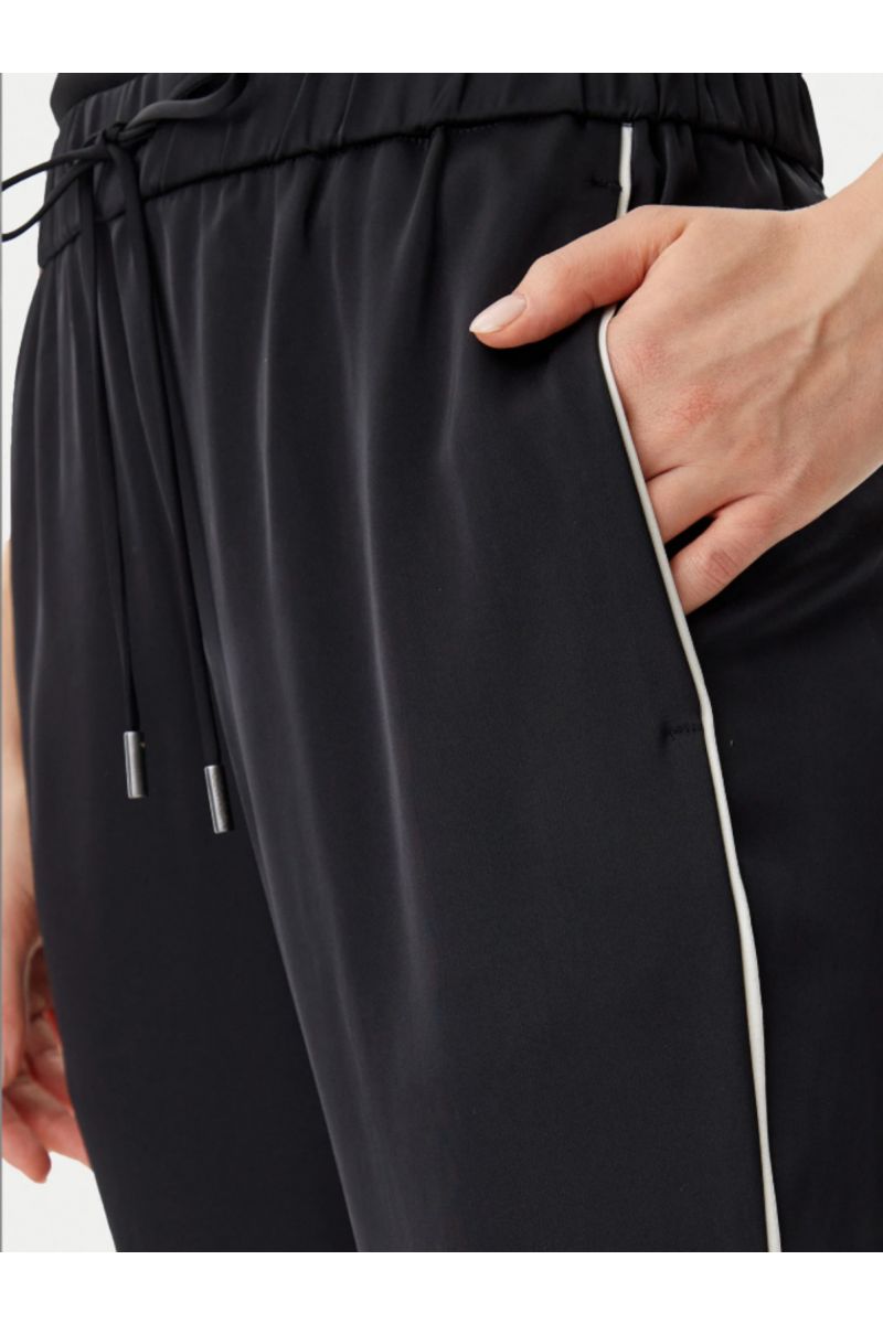 CALVIN KLEIN TECH SATIN PYJAMA PANTS BLACK - 358005
