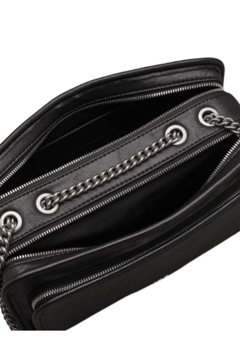 CALVIN KLEIN UTILITY DBL ZIP CAMERA BAG25 BLACK - 357419