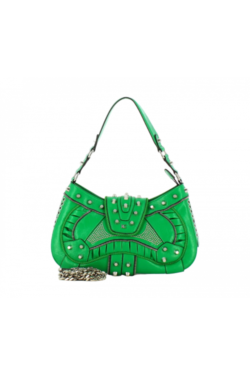 LA CARRIE ROCK EMY SHOULDER BAG SYNTHETIC GREEN