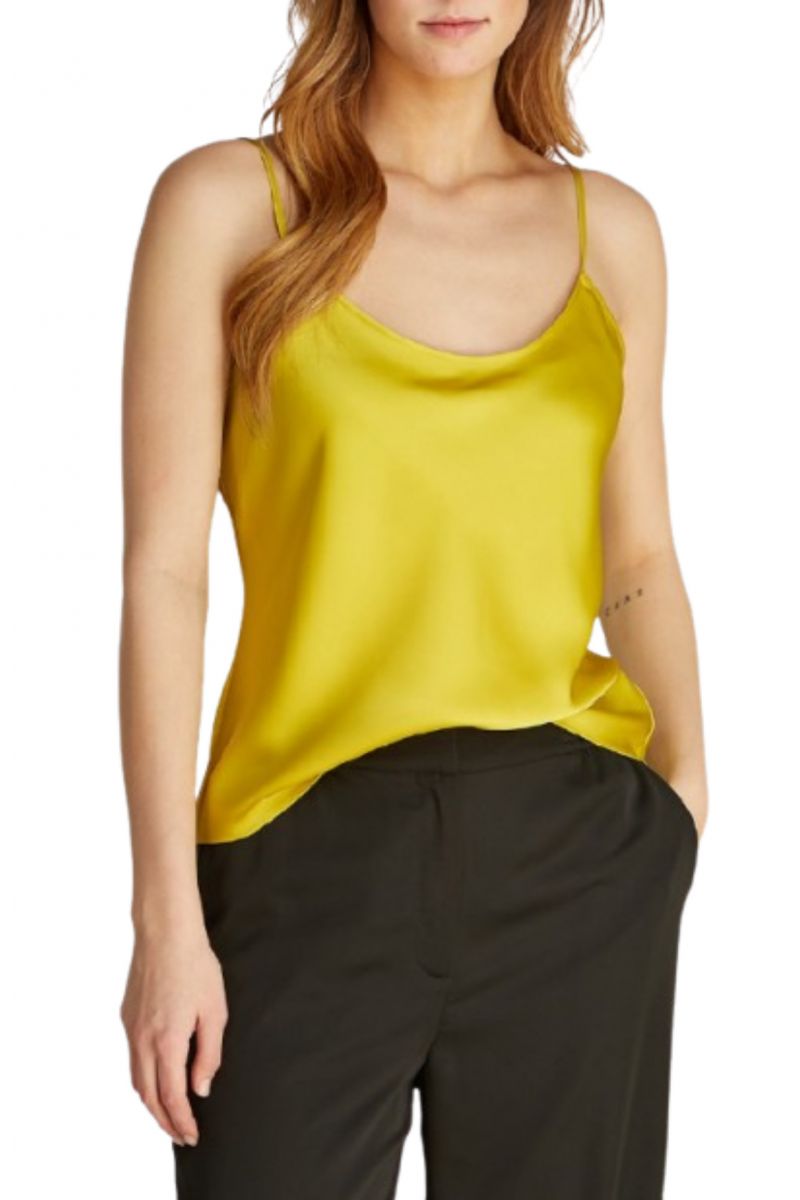 CALVIN KLEIN MATT SHINE SATIN CAMI WARM OLIVIE - 358626