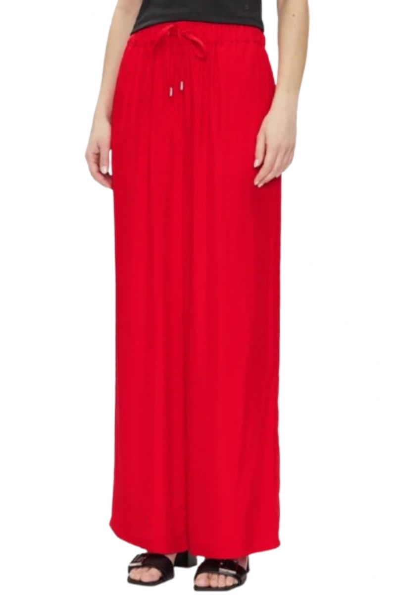 CALVIN KLEIN CV TEILL PULL ON WIDE LEG PANT GOJI BERRY - 358623
