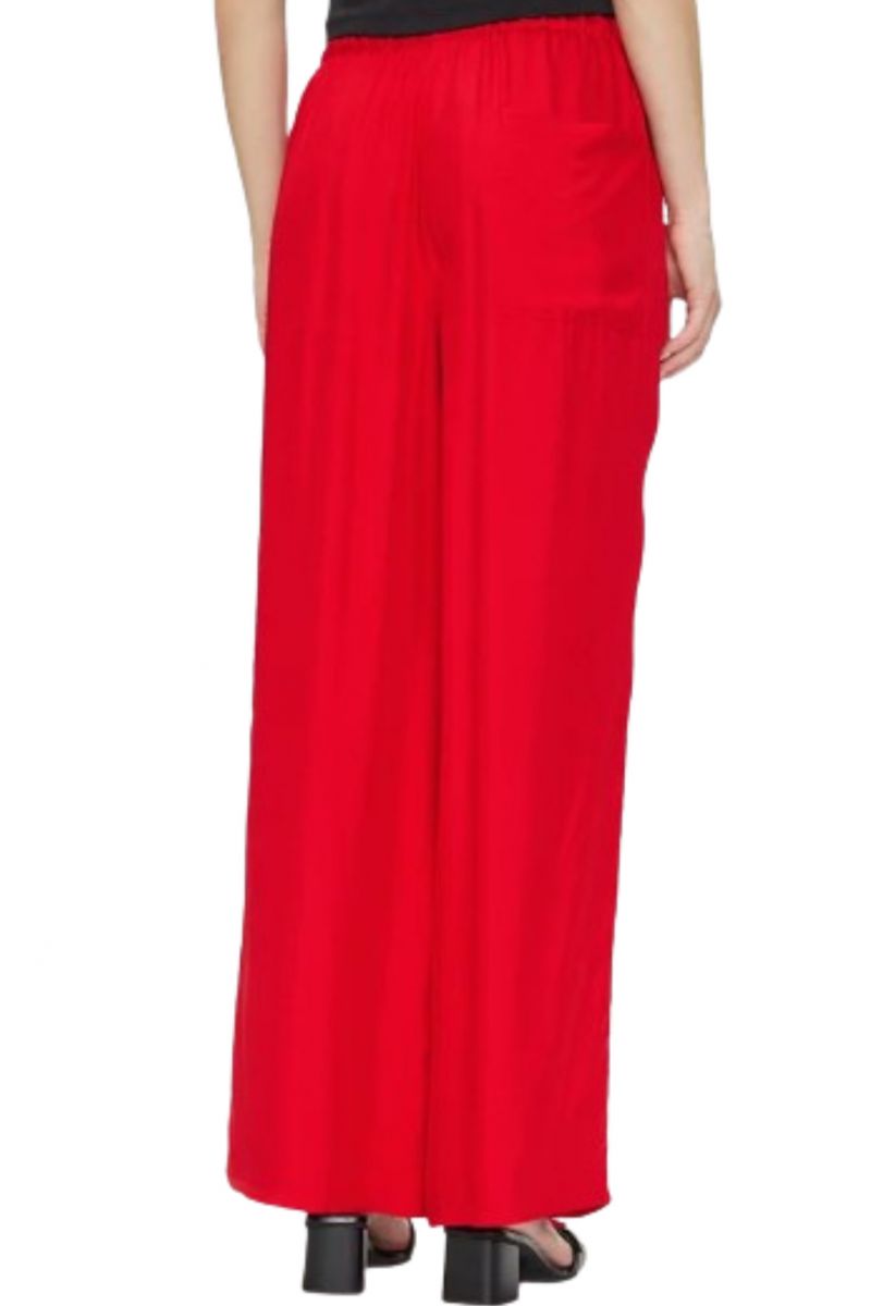 CALVIN KLEIN CV TEILL PULL ON WIDE LEG PANT GOJI BERRY - 358623